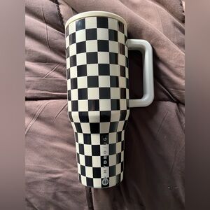 Hydrojug 40oz traveler tumbler in checkered print